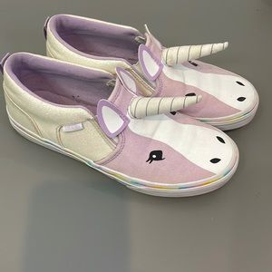 VANS SPARKLE UNICORN SNEAKERS ASHER 5.5